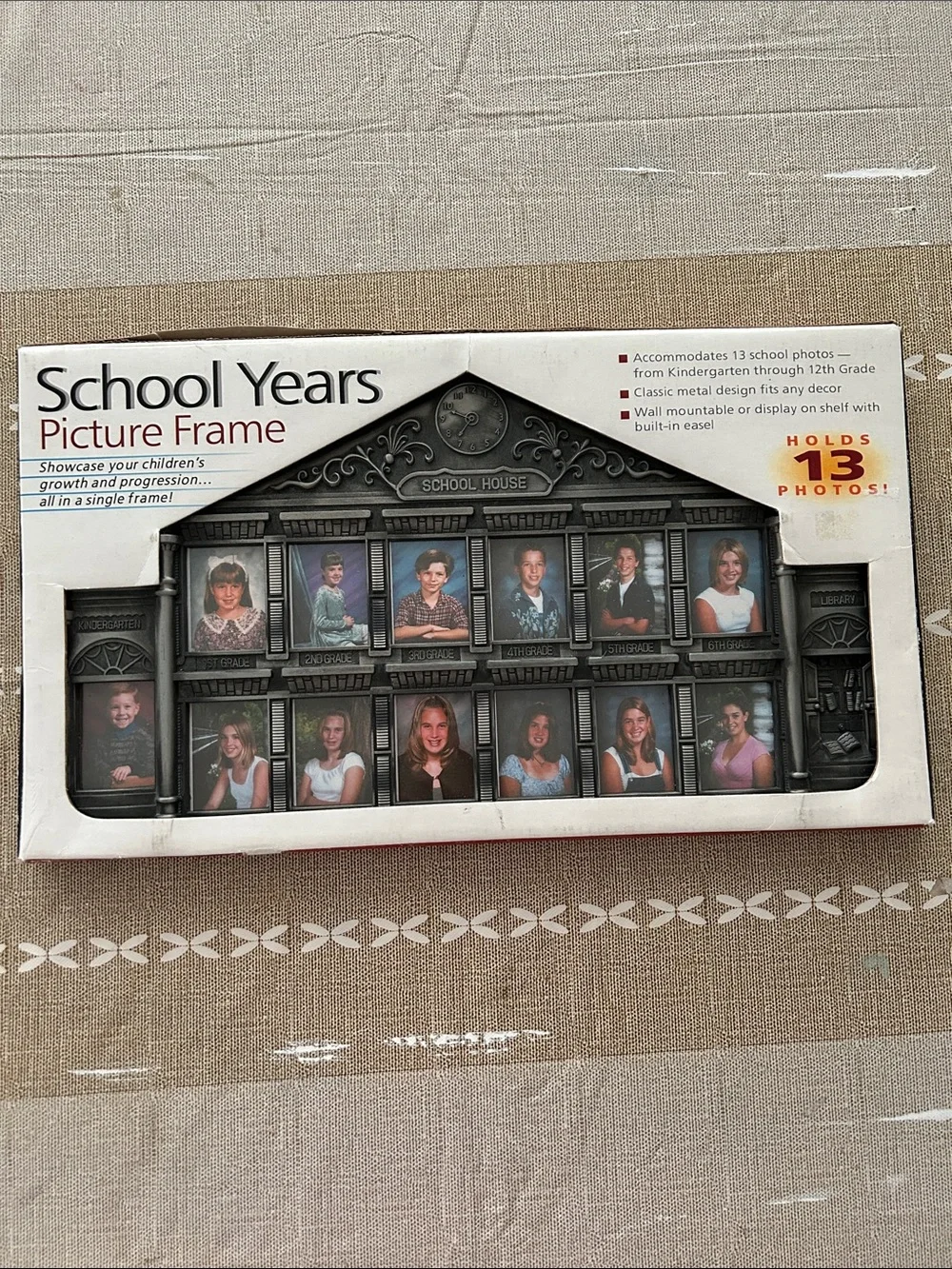 Métal Pewter Finish School Years picture frame